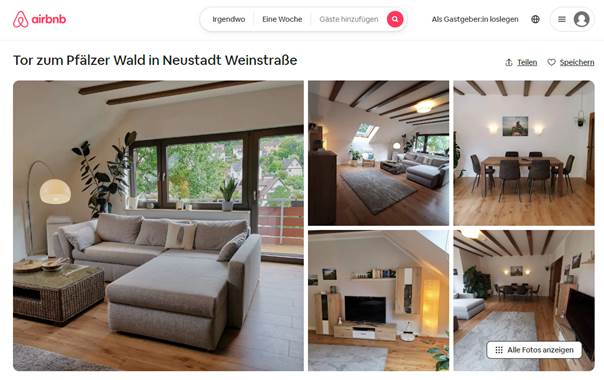 Ferienwohnung Neustadt an der Weinstraße